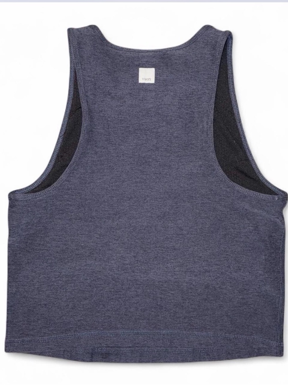 Vuori Heather Navy Performance Tank